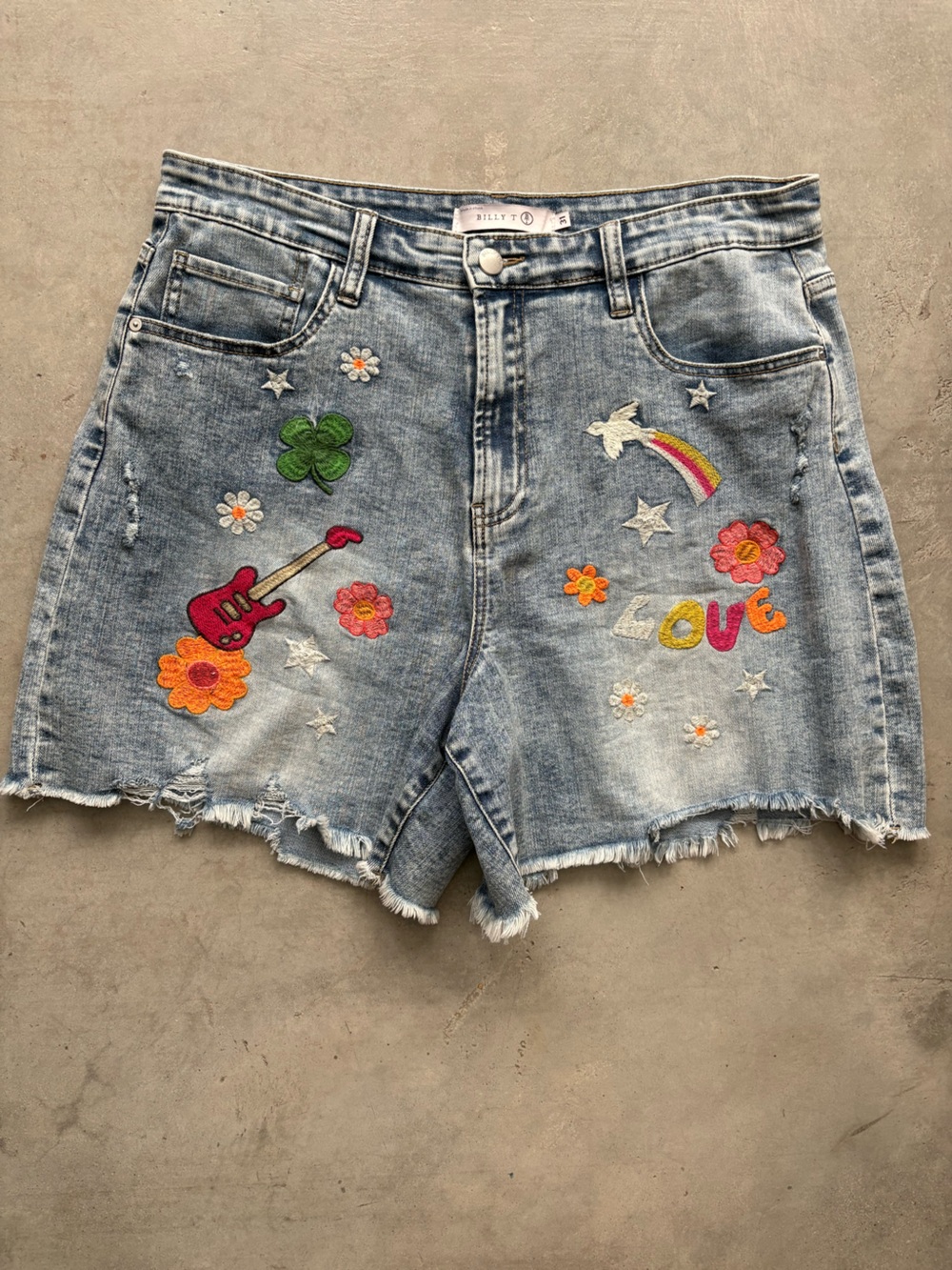 Billy T Festival Denim Shorts